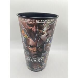 M. Night Shyamalan GLASS 2019 Cinemark 44 Oz Plastic Cup RARE Samuel Jackson